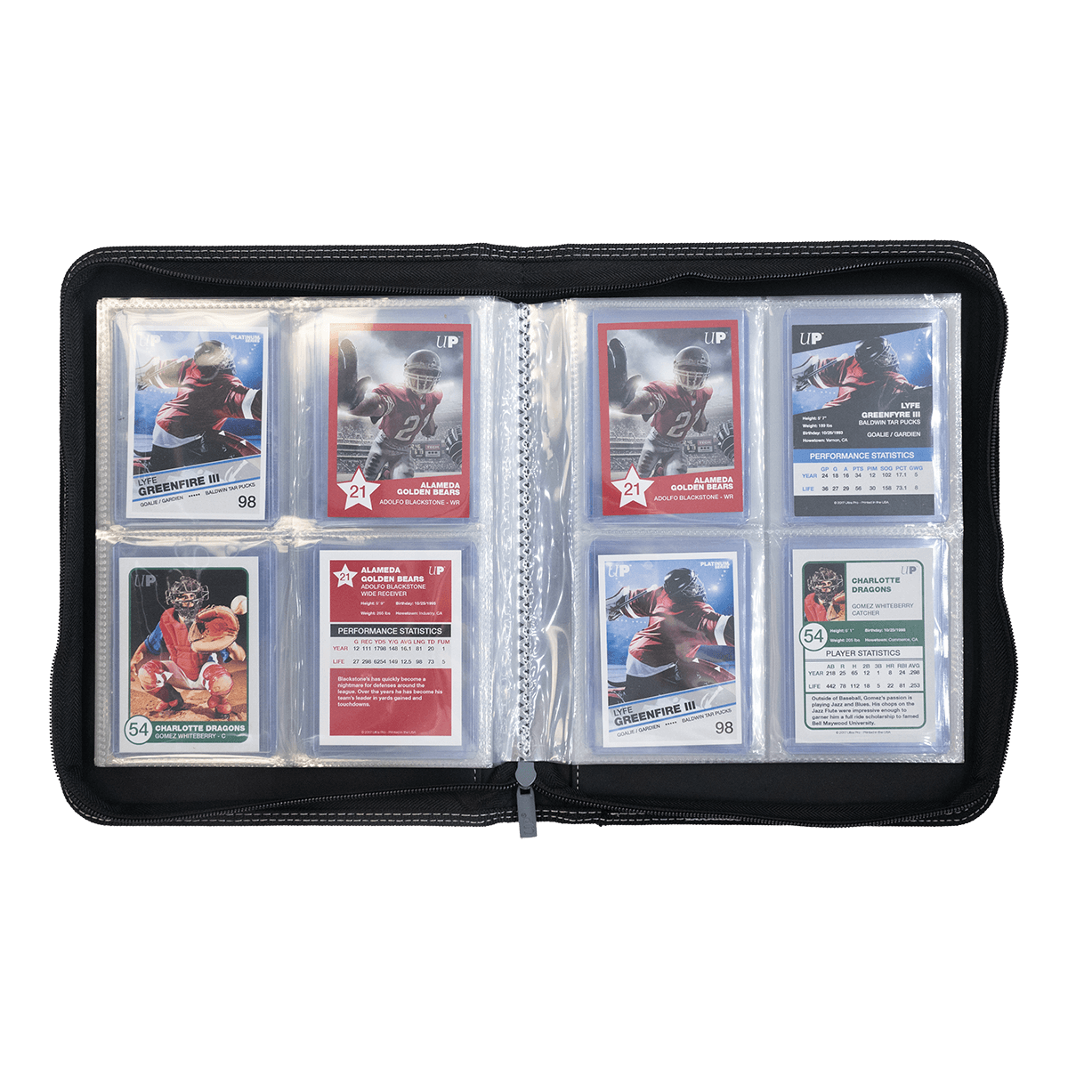 4-Pocket TOPLOADER® Zippered Premium PRO-BINDER®
