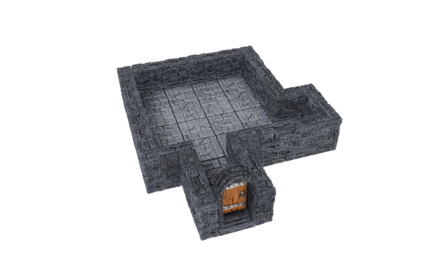 WarLock Tiles: Expansion Pack - 1 in. Dungeon Straight Walls