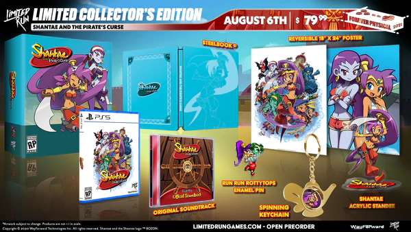 Shantae and the Pirates Curse Collector Edition Limited Run (PlayStation 5)