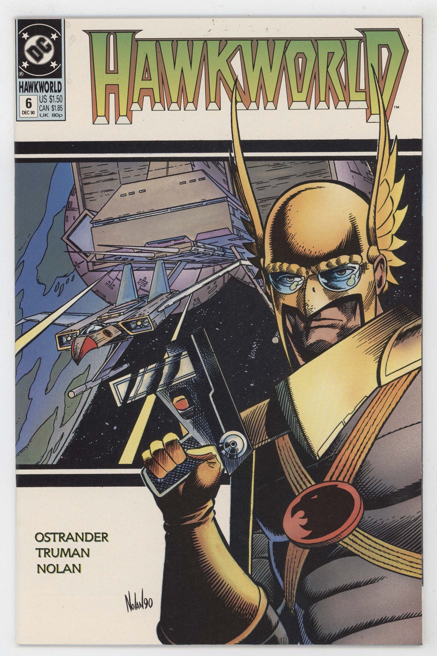 Hawkworld 6 DC 1990 NM Graham Nolan