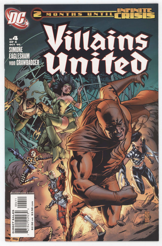 Villains United 4 DC 2005 NM J.G. Jones Countdown to Infinite Crisis