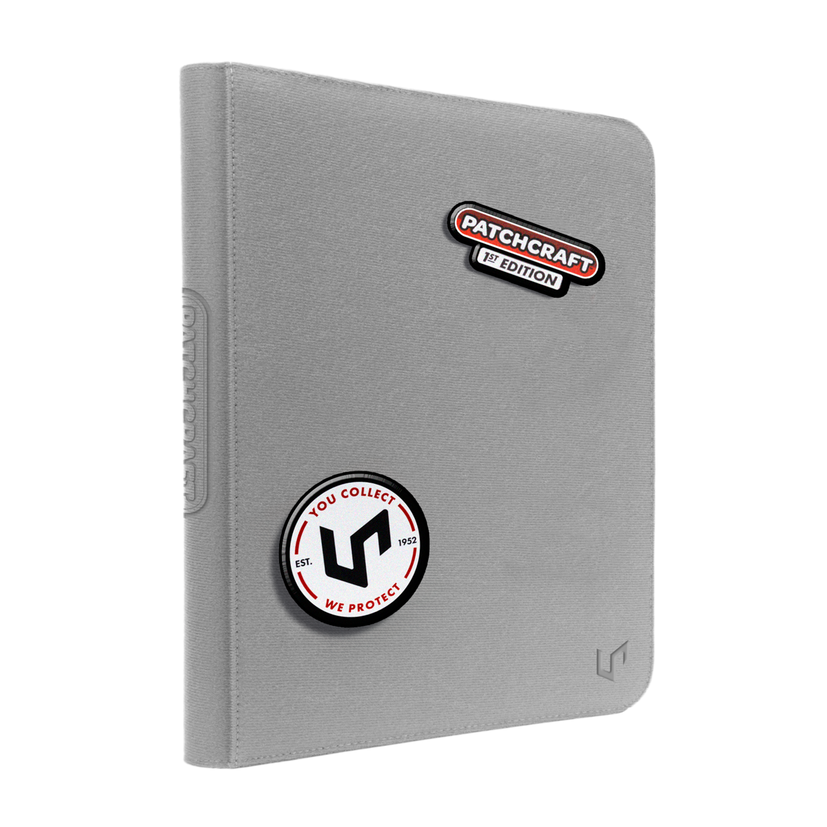 PATCHCRAFT™ Zippered 9-Pocket PRO-BINDER® Gray