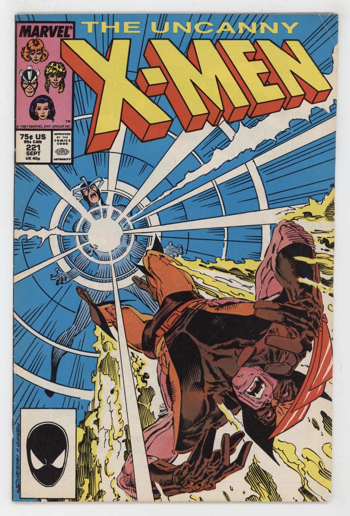 Uncanny X-Men 221 Marvel 1987 VG FN 1st Mr Sinister Wolverine Sabretooth Havok