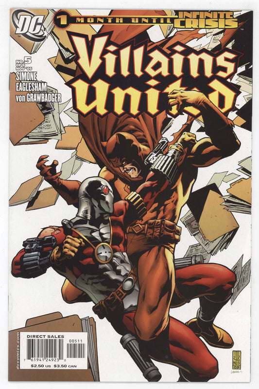 Villains United 5 DC 2005 NM J.G. Jones Countdown to Infinite Crisis Deadshot
