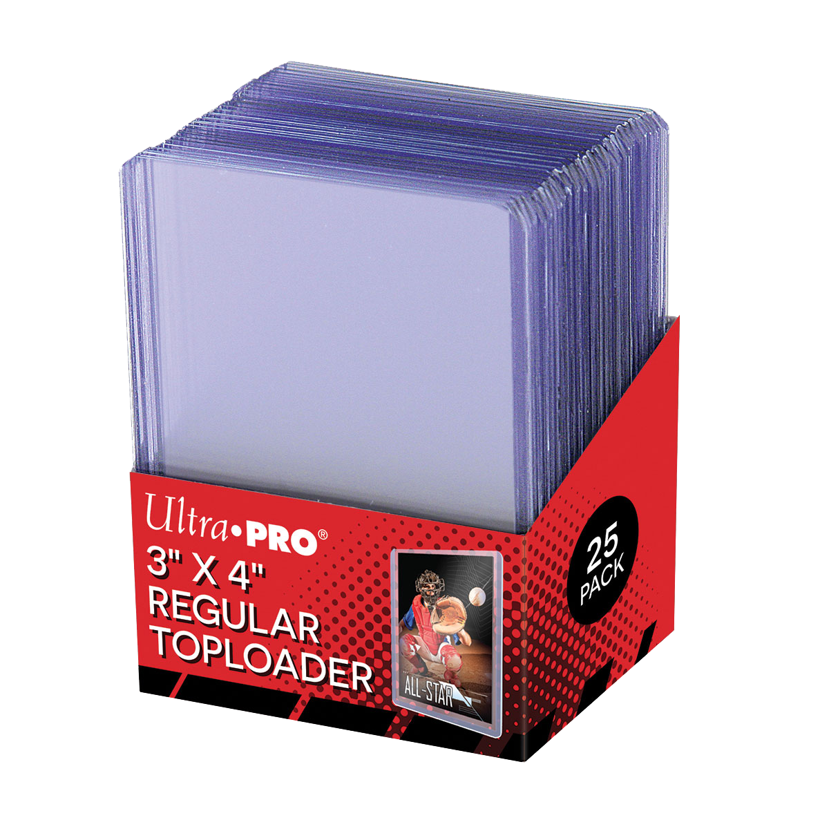 Ultra PRO: Toploader - 3" x 4" (25ct Regular) [Pack of 4]