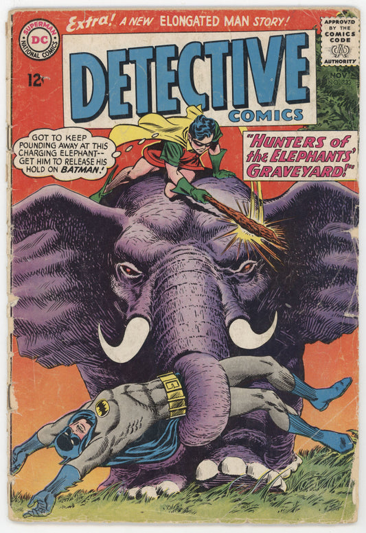 Batman Detective Comics 333 DC 1964 GD Carmine Infantino Robin Elephant Bondage