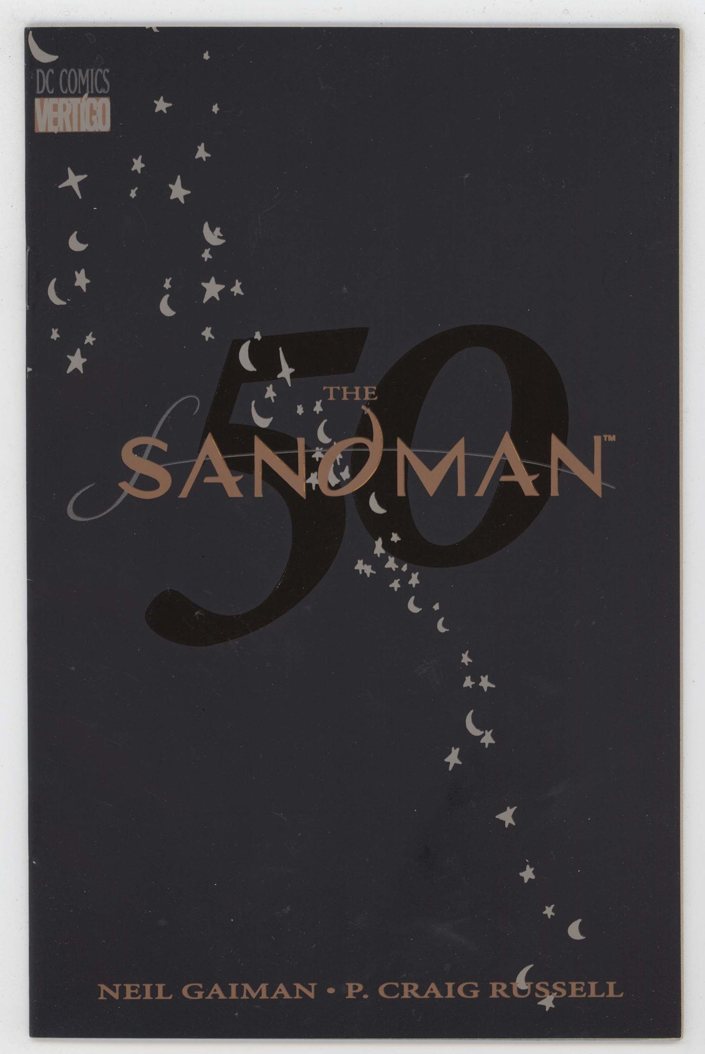 Sandman 50 Vertigo 1993 VF NM Platinum Variant Neil Gaiman Dave McKean