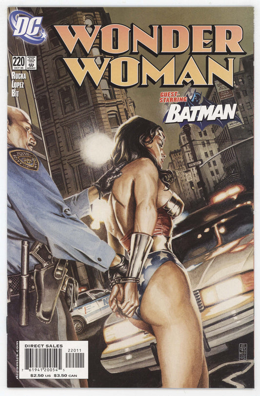 Wonder Woman 220 DC 2005 NM J.G. Jones Batman