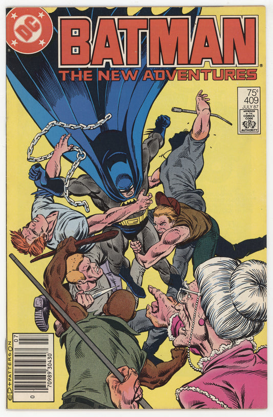 Batman 409 DC 1987 FN VF Jason Todd Robin Joker Newsstand