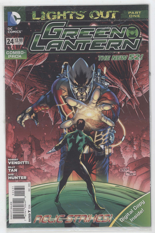 Green Lantern 24 DC 2013 NM Gary Frank Combo Pack Variant Geoff Johns