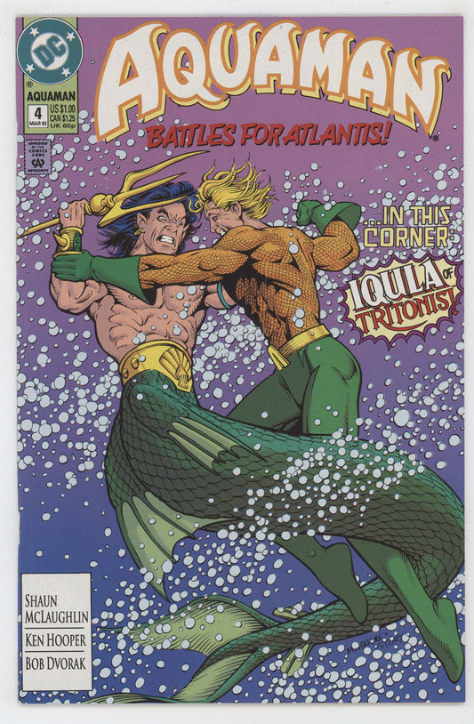 Aquaman 4 2nd Series DC 1992 NM+ 9.6 Kevin Maguire Karl Story