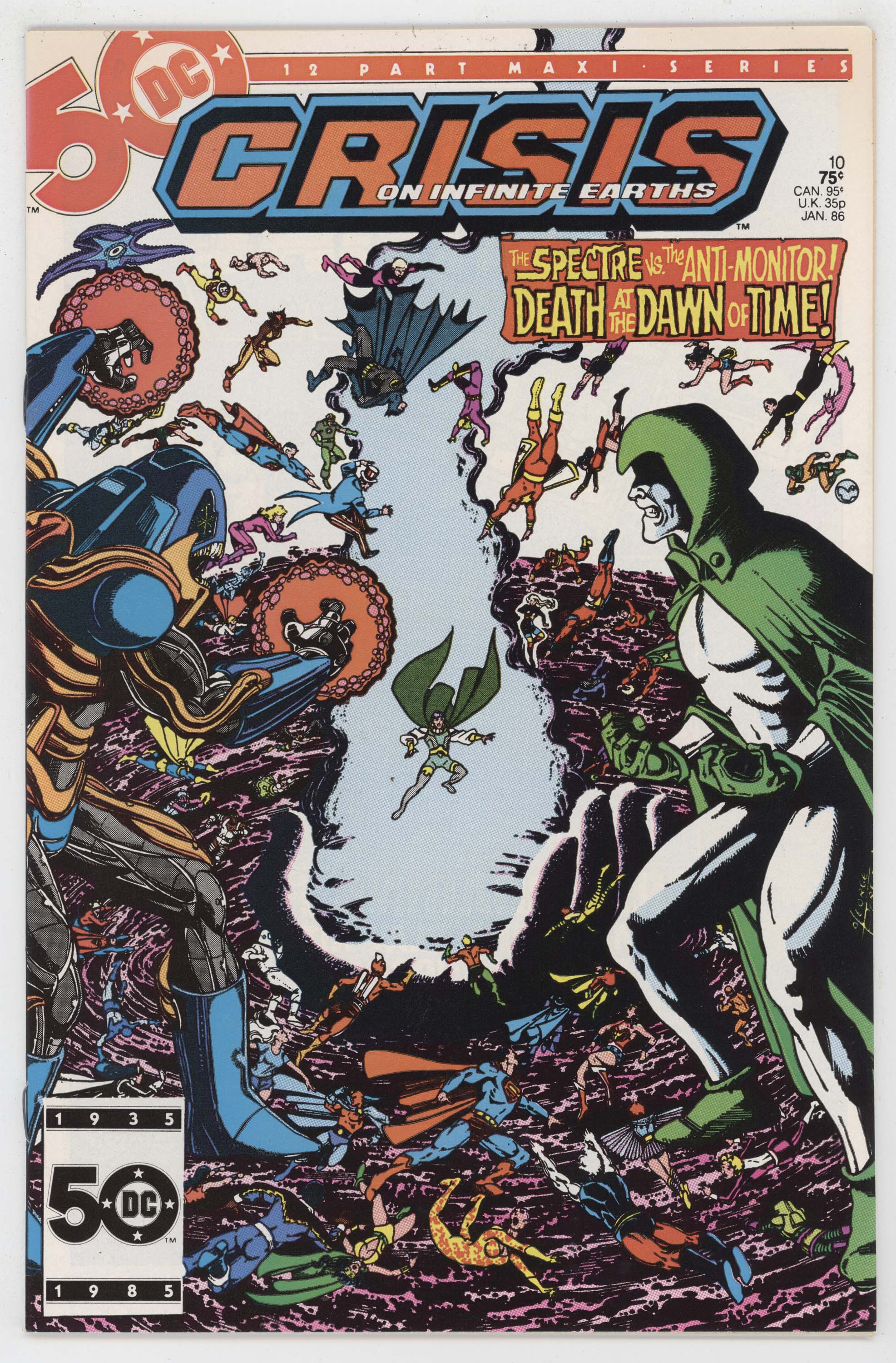 Crisis On Infinite Earths 9 DC 1985 NM George Perez Marv Wolfman Guy G