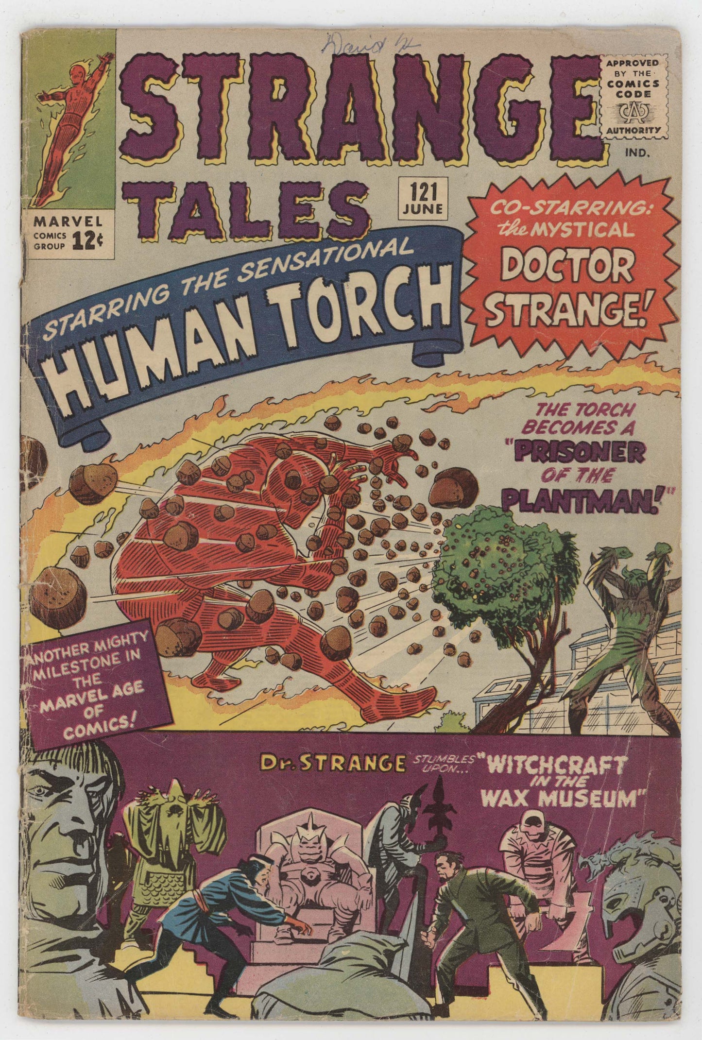 Strange Tales 121 Marvel 1964 VG Doctor Strange Human Torch 1st Baron Mordo