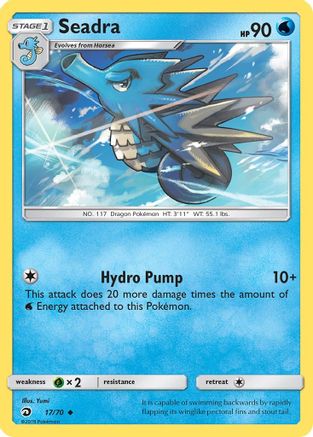 Seadra 017/70 - Dragon Majesty Reverse Holofoil