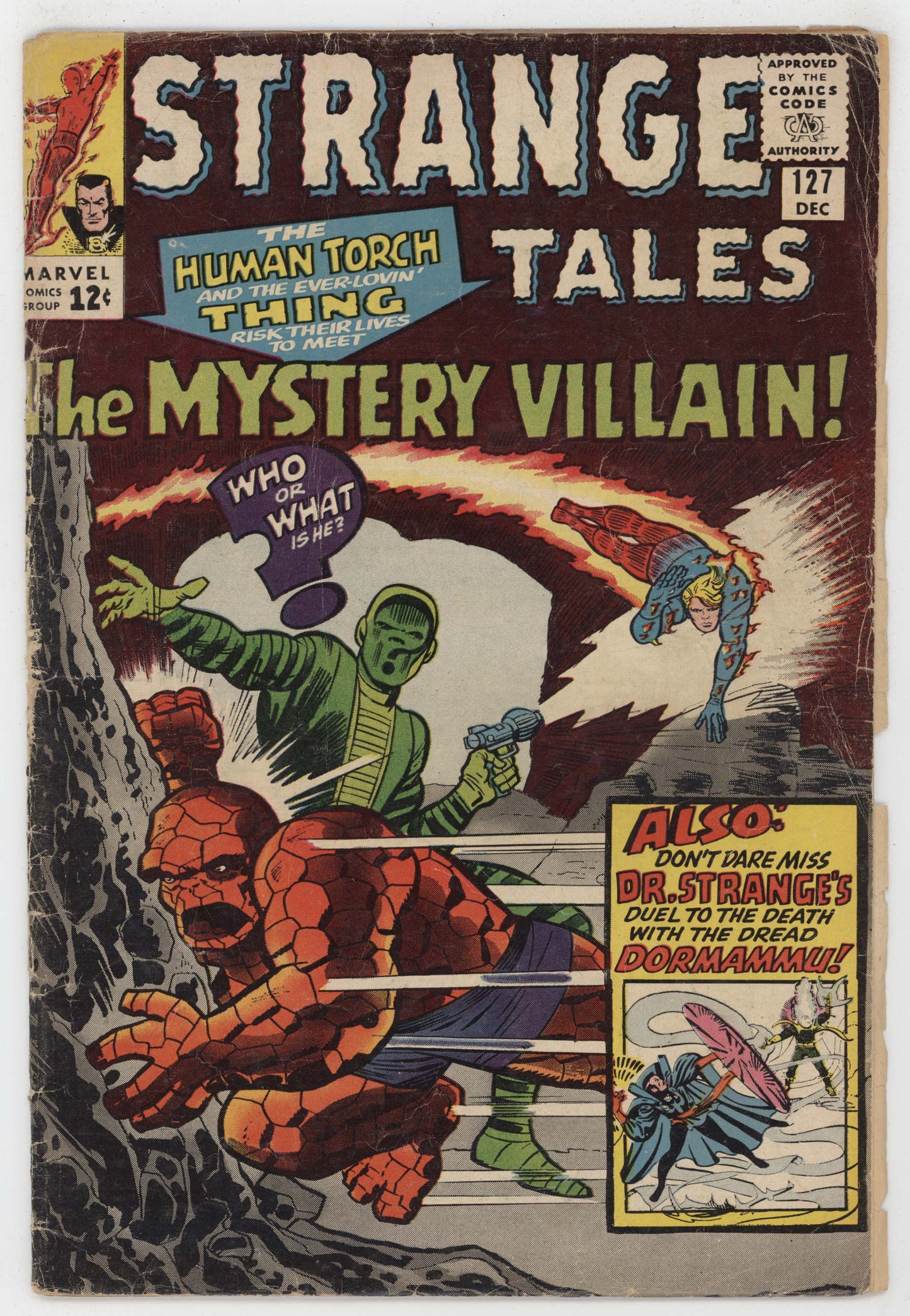 Strange Tales 127 Marvel 1964 PR FR Doctor Strange Human Torch Dormammu