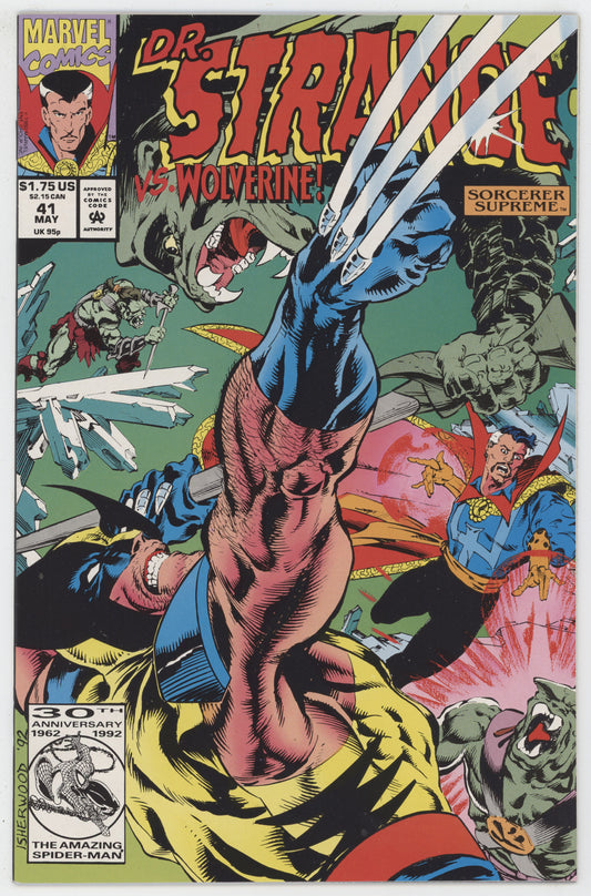 Doctor Strange Sorcerer Supreme 41 vs Wolverine Marvel 1992 NM
