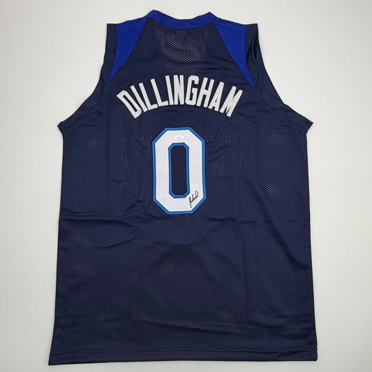 Autographed/Signed Rob Dillingham Minnesota Blue Basketball Jersey JSA COA