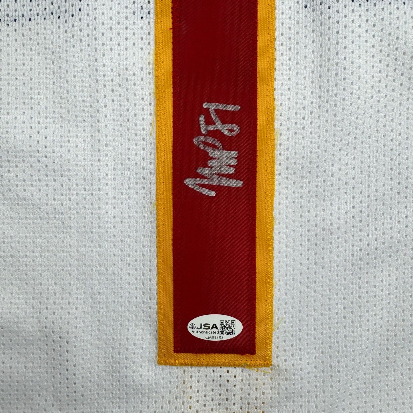 Autographed/Signed Michael Porter Jr. Denver White Basketball Jersey JSA COA