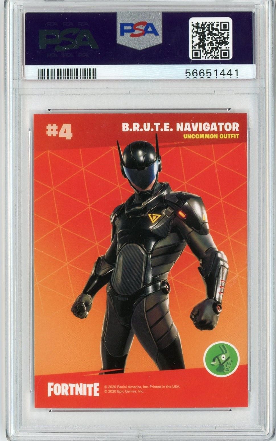 Graded 2020 Panini Fortnite B.R.U.T.E Navigator #4 Trading Card PSA 10 Gem Mint