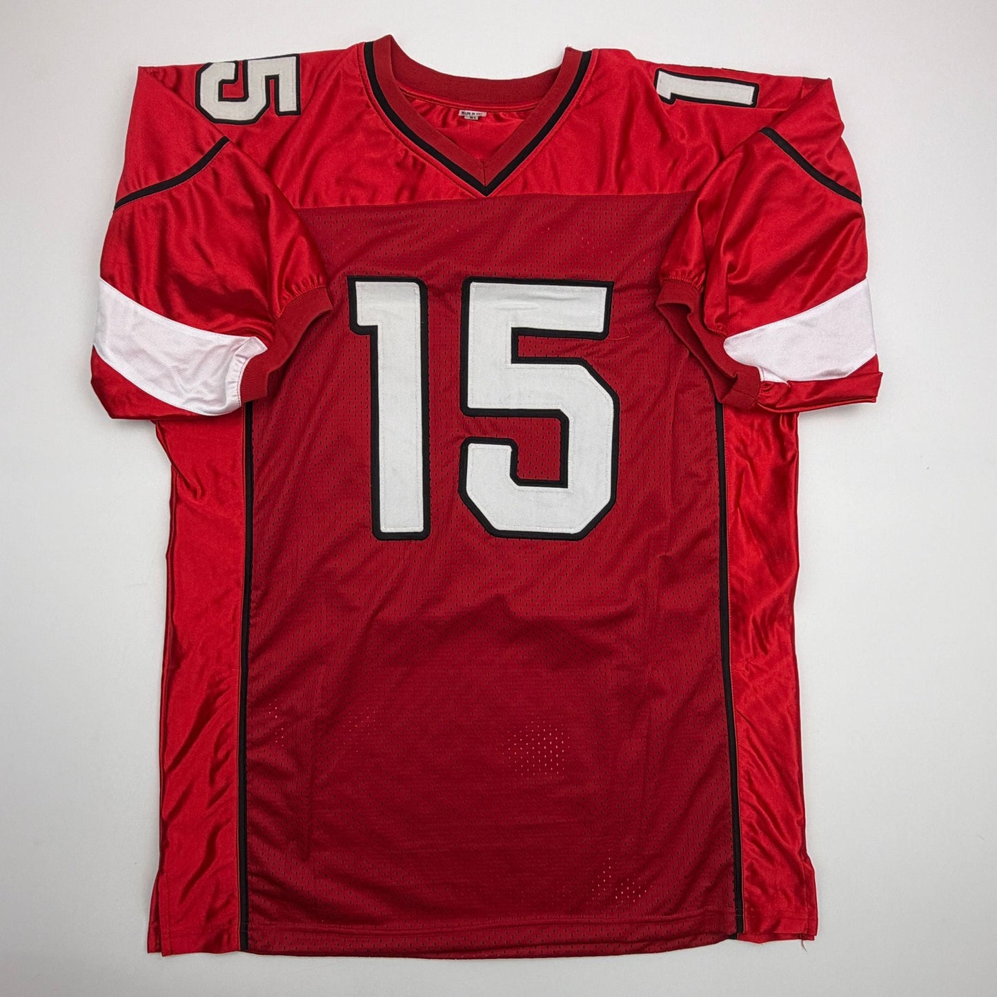 Autographed/Signed Michael Floyd Arizona Red Football Jersey JSA COA