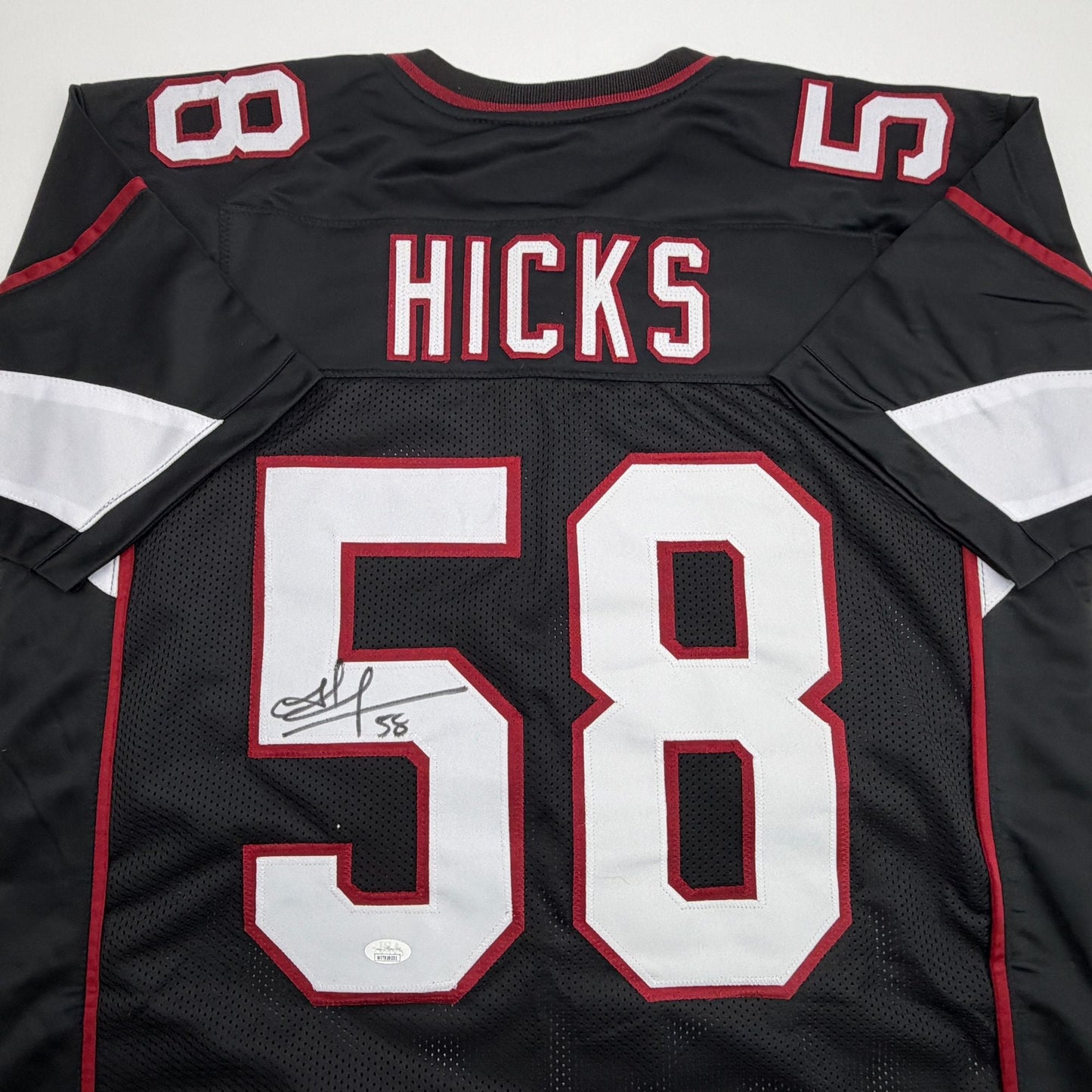 Autographed/Signed Jordan Hicks Arizona Black Football Jersey JSA COA