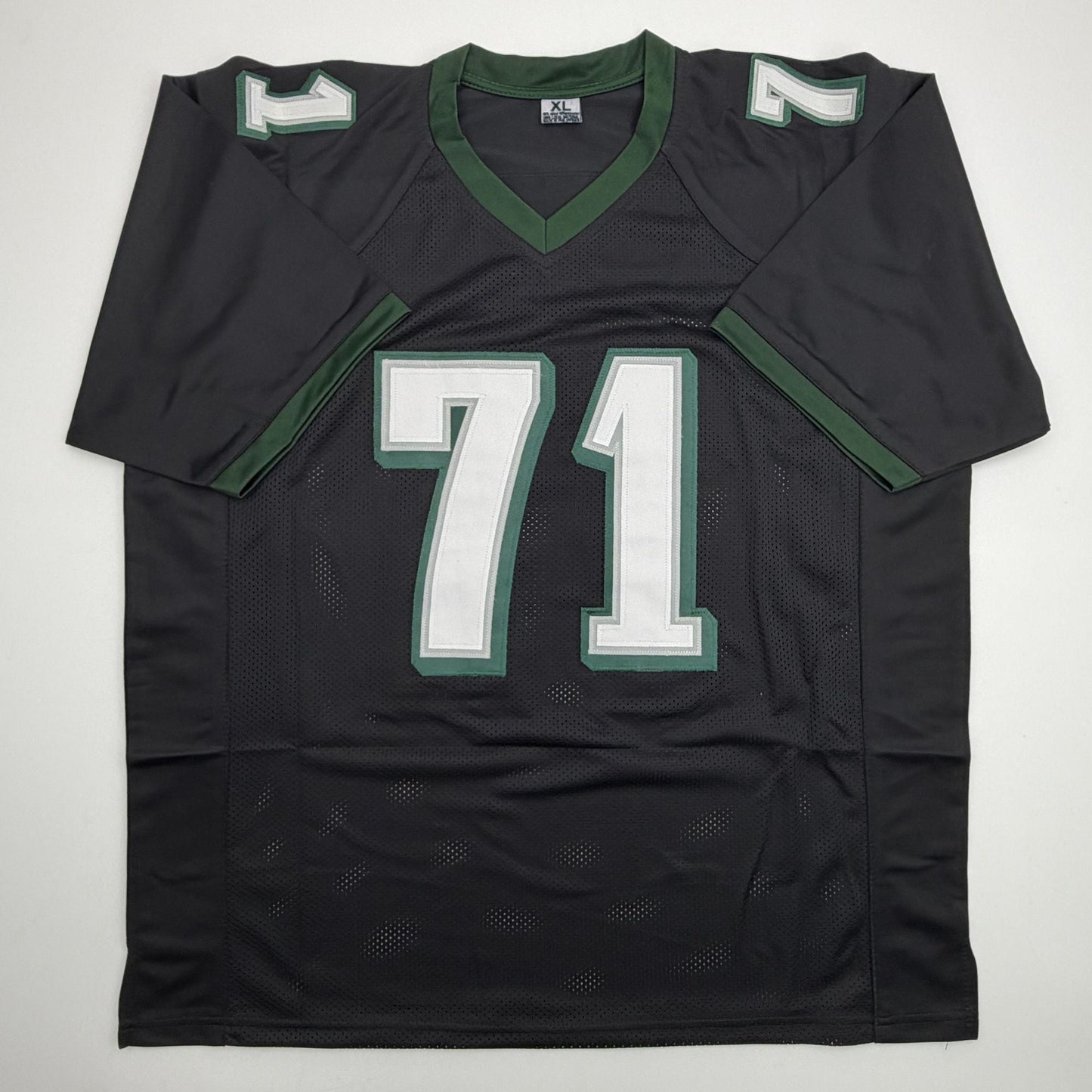Autographed/Signed Jason Peters Philadelphia Black Football Jersey JSA COA