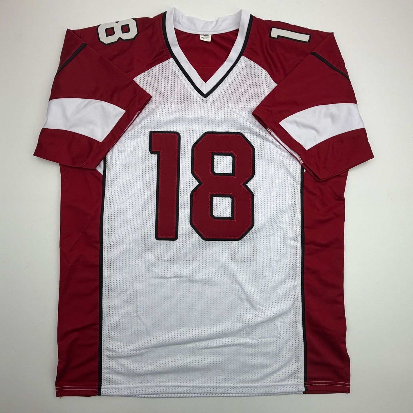 Autographed/Signed AJ Green Arizona White Football Jersey Beckett BAS COA