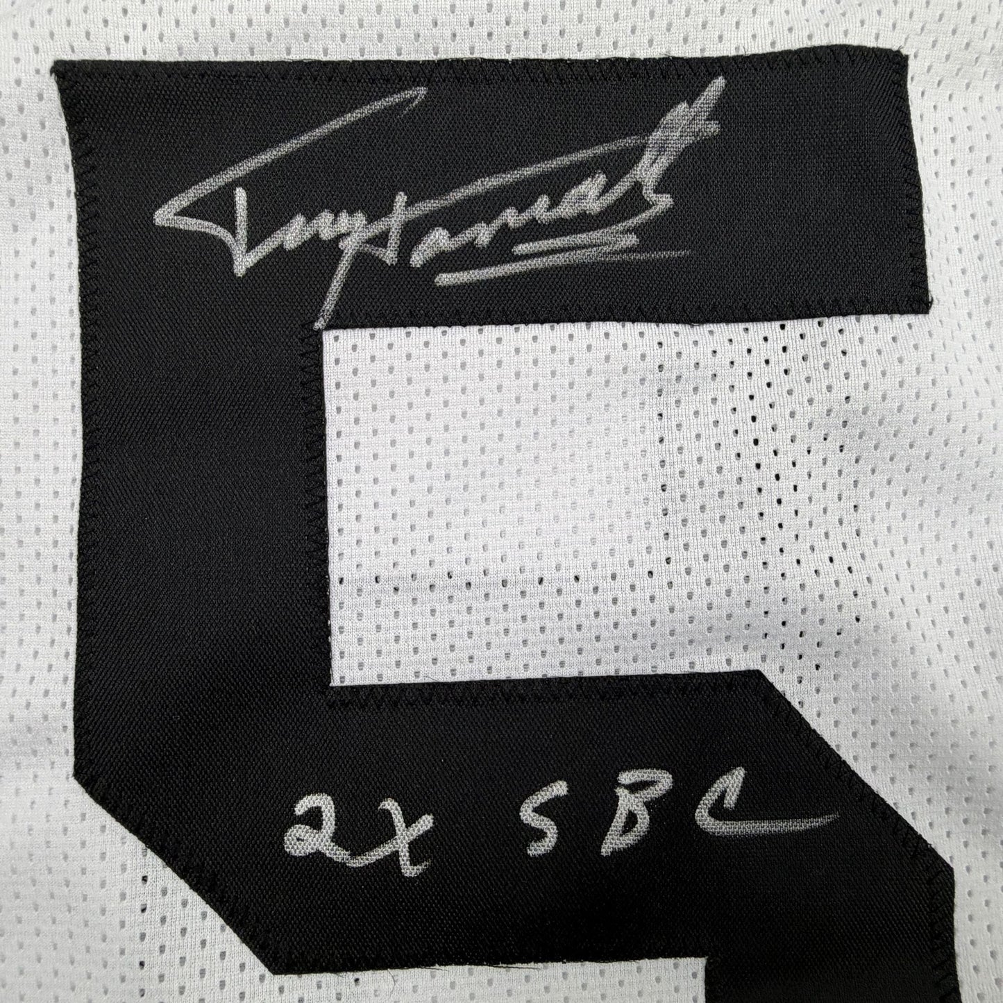 Autographed/Signed Terry Hanratty Pittsburgh White Football Jersey JSA COA