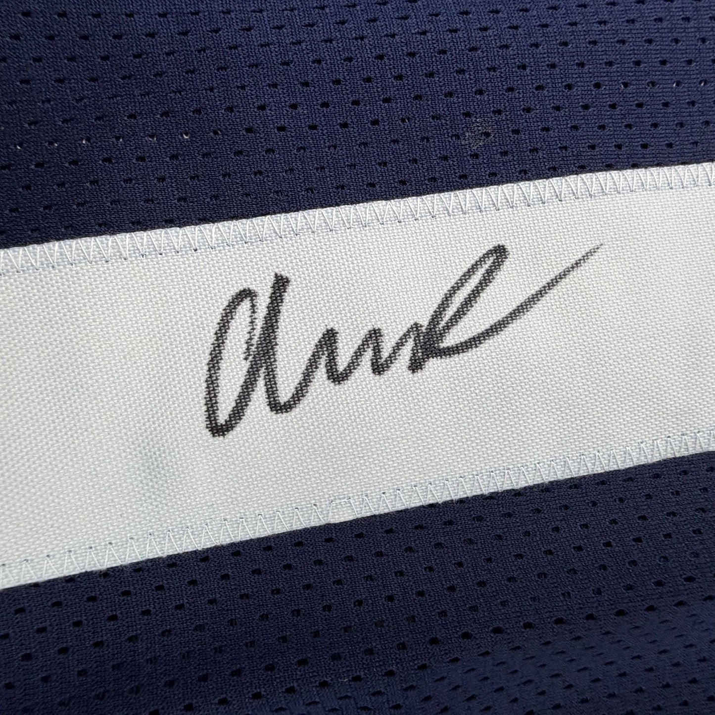 Autographed/Signed Abdul Carter Penn State Blue College Football Jersey Beckett BAS COA