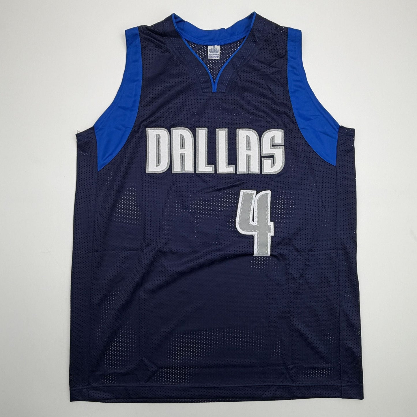 Autographed/Signed Caron Butler Dallas Blue Basketball Jersey Beckett BAS COA