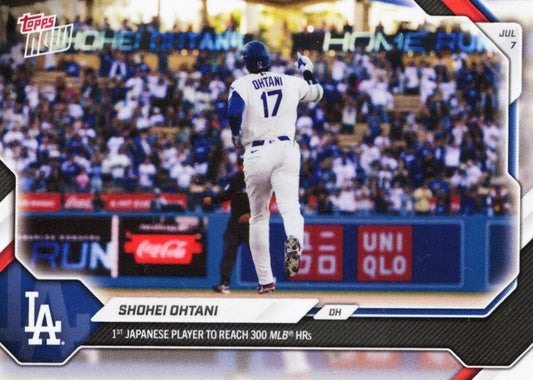 2026 Topps Now Shohei Ohtani #428SP 1st Japanese Player to Reach 300 MLB Home Runs Los Angeles Dodgers Baseball Card