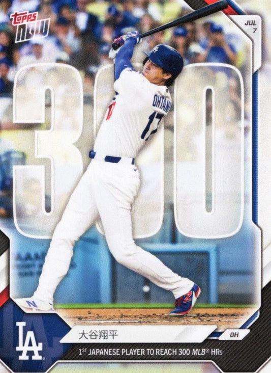 2026 Topps Now Shohei Ohtani #428SSP 1st Japanese Player to Reach 300 MLB Home Runs Los Angeles Dodgers Baseball Card