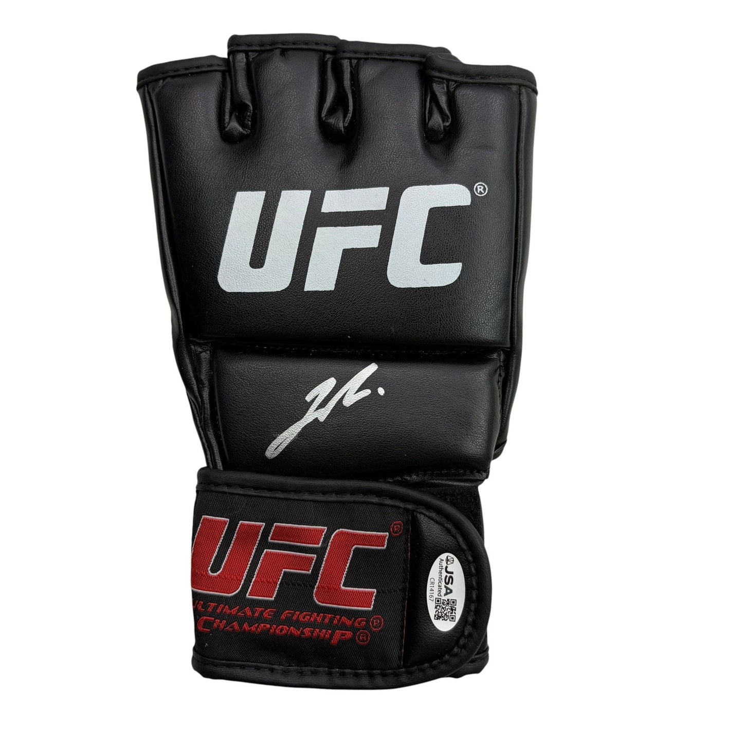 Autographed/Signed Joshua Van UFC MMA Ultimate Fighting Black Glove JSA COA