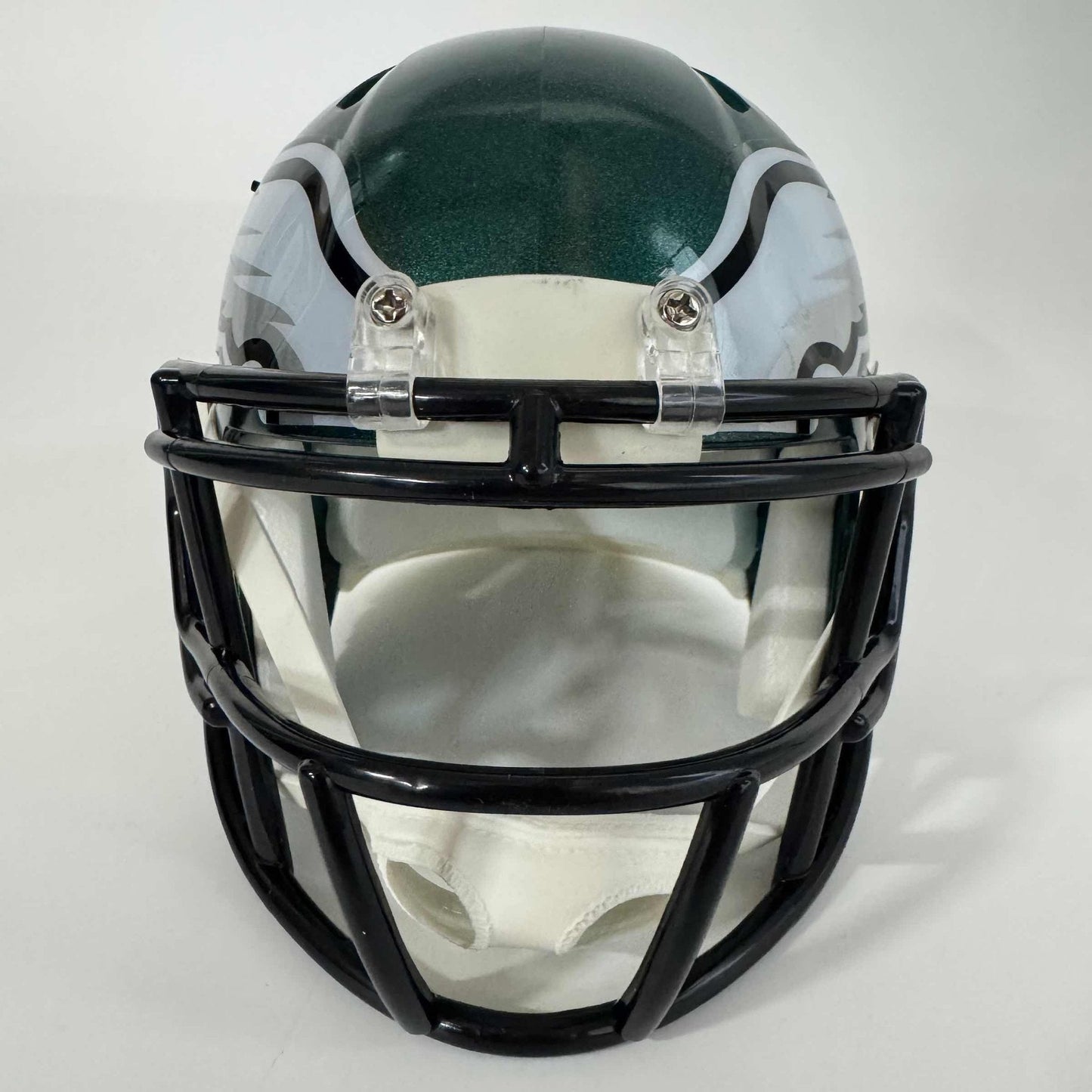 Autographed/Signed LeSean McCoy Philadelphia Eagles Mini Football Helmet JSA COA