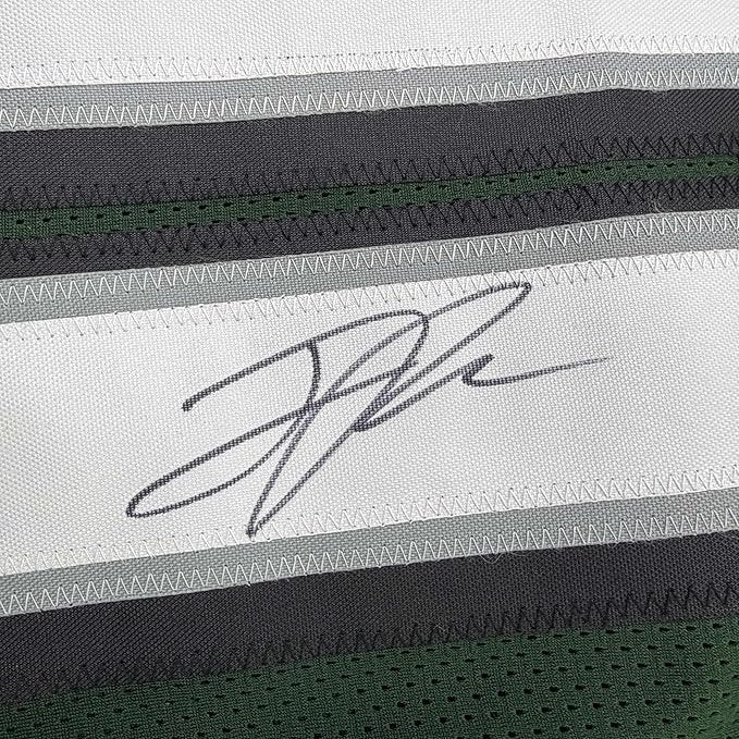 Framed Autographed/Signed Jaelan Phillips 35x39 Philadelphia Midnight Green Football Jersey PSA/DNA COA