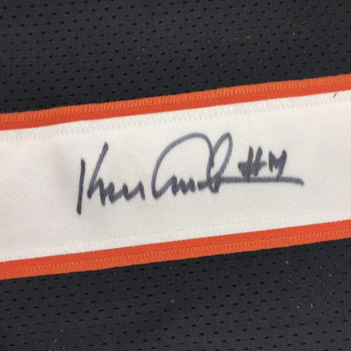 Framed Autographed/Signed Ken Anderson 35x39 Cincinnati Black Football Jersey JSA COA