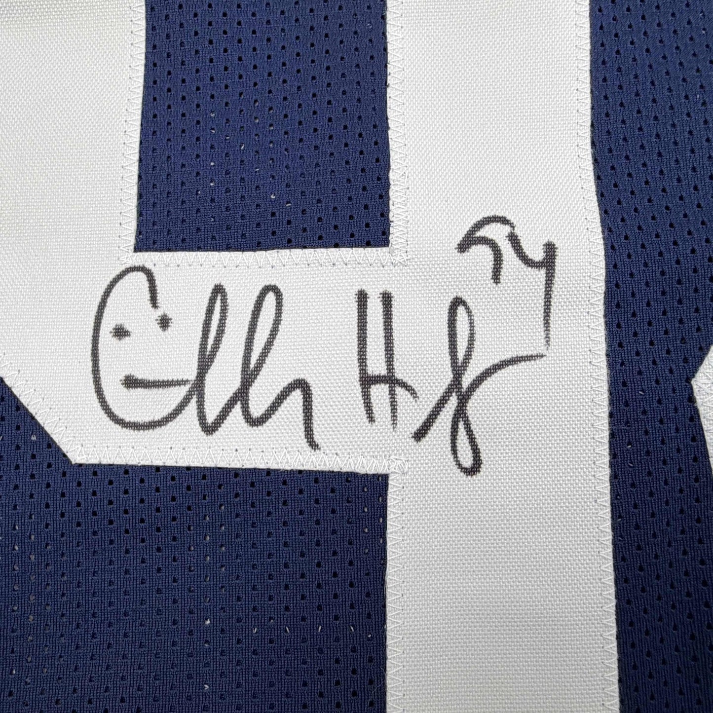 Autographed/Signed Charles Haley Dallas Thanksgiving Day Football Jersey JSA COA