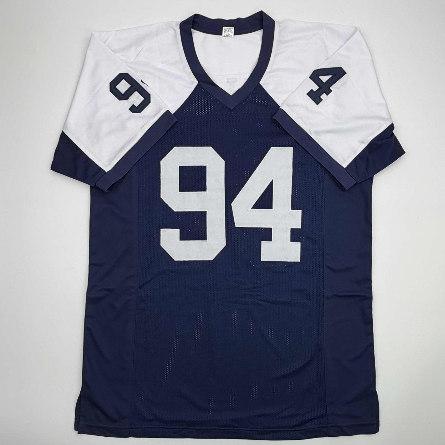 Autographed/Signed Charles Haley Dallas Thanksgiving Day Football Jersey JSA COA