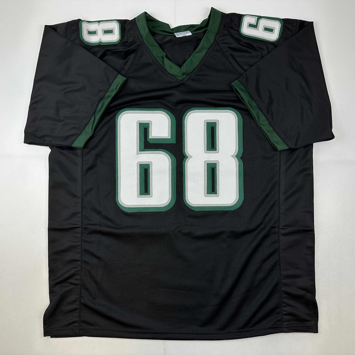 Autographed/Signed Jordan Mailata Philadelphia Black Football Jersey Beckett BAS COA