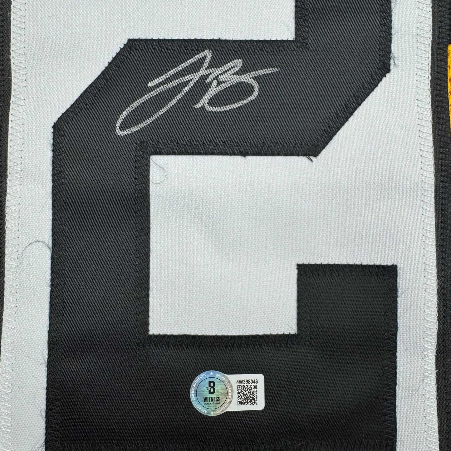 Autographed/Signed Le'Veon LeVeon Bell Pittsburgh Bumble Bee Jersey Football JSA COA