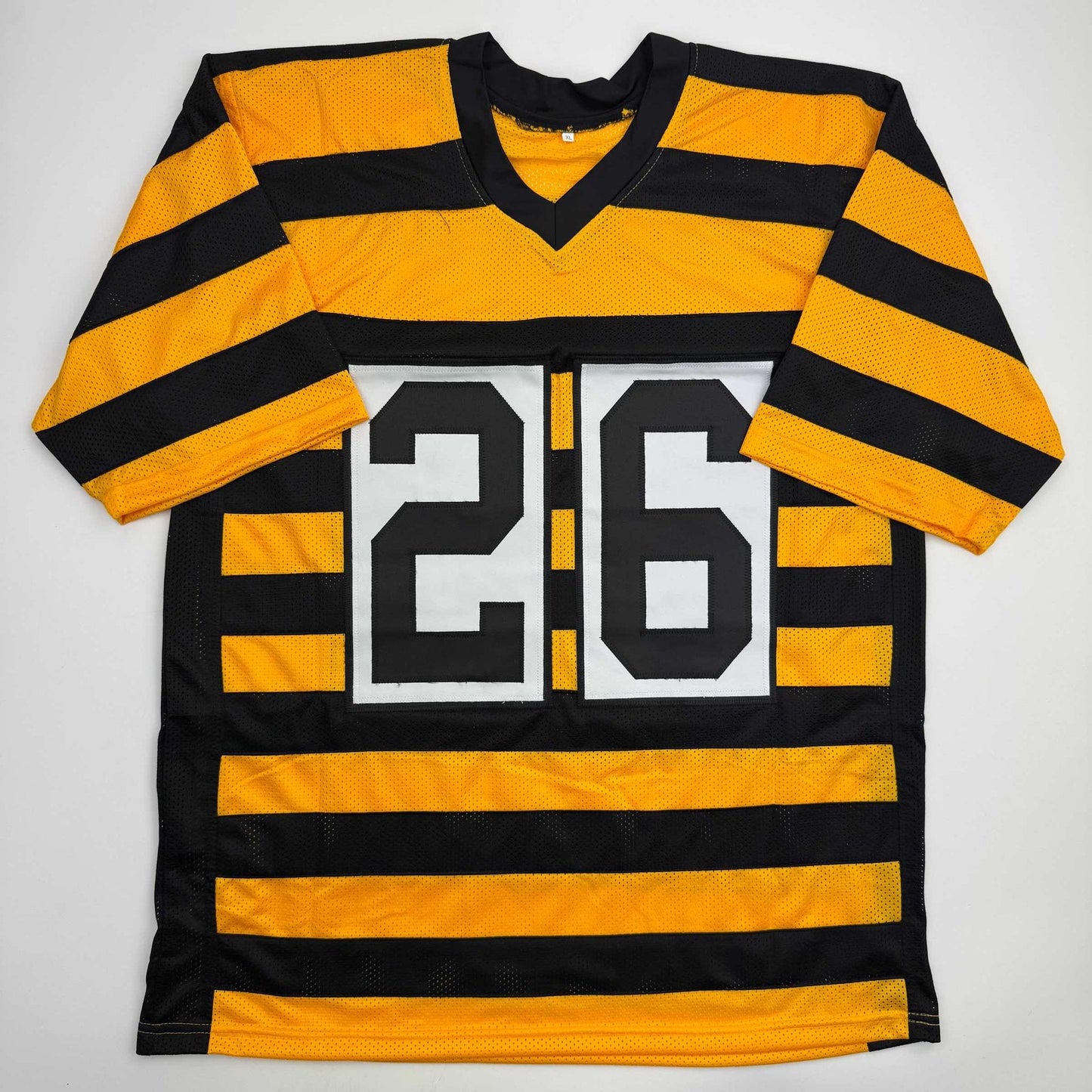 Autographed/Signed Le'Veon LeVeon Bell Pittsburgh Bumble Bee Jersey Football JSA COA
