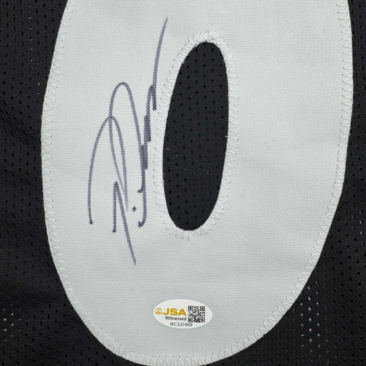 Autographed/Signed Patrick Queen Pittsburgh Black Football Jersey JSA COA