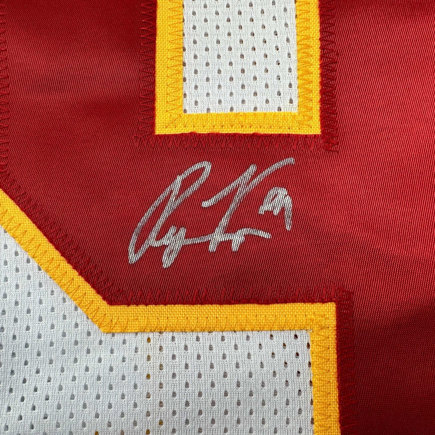 Autographed/Signed Ryan Kerrigan Washington White Football Jersey JSA COA