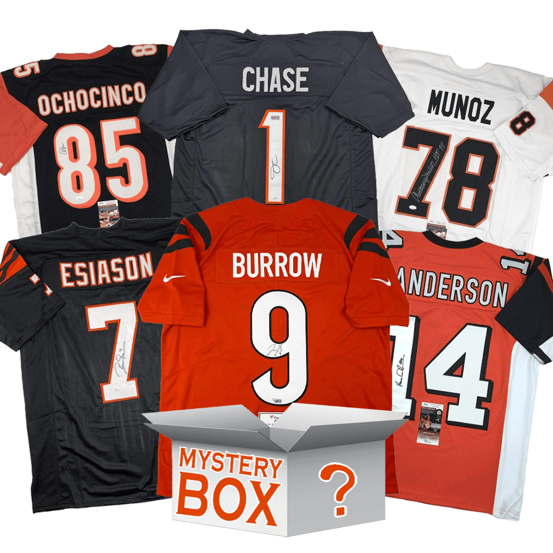 Autographed/Signed Cincinnati Football Jersey Mystery Box with PSA JSA or Beckett COA