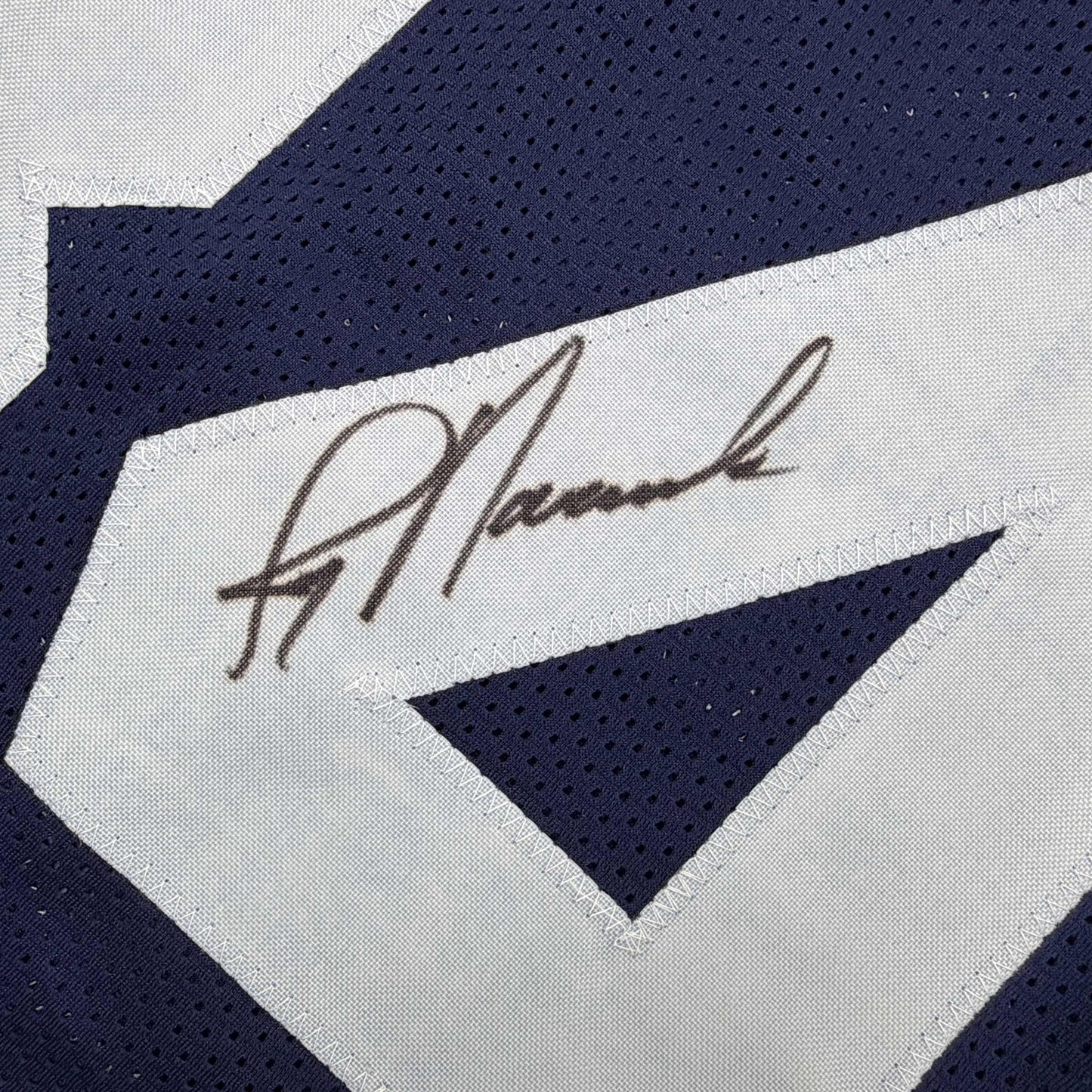 Autographed/Signed Jay Novacek Dallas Thanksgiving Day Football Jersey Beckett BAS COA