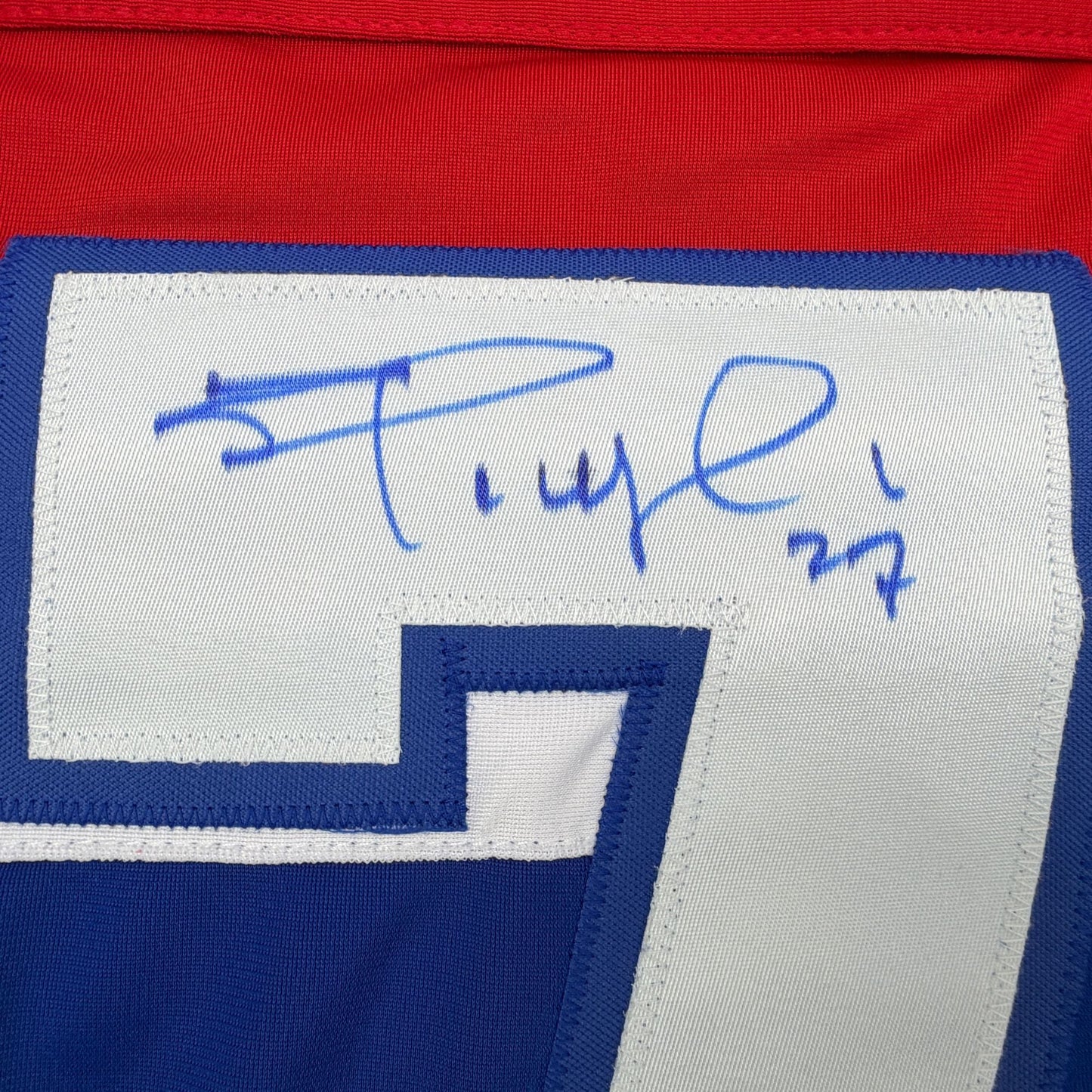 Autographed/Signed Shayne Corson Montreal Red Hockey Jersey Beckett BAS COA