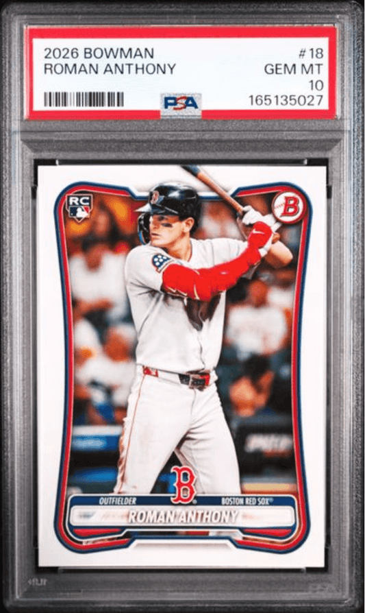 Graded 2026 Topps Bowman Roman Anthony #18 Rookie RC Baseball Card PSA 10 Gem Mint