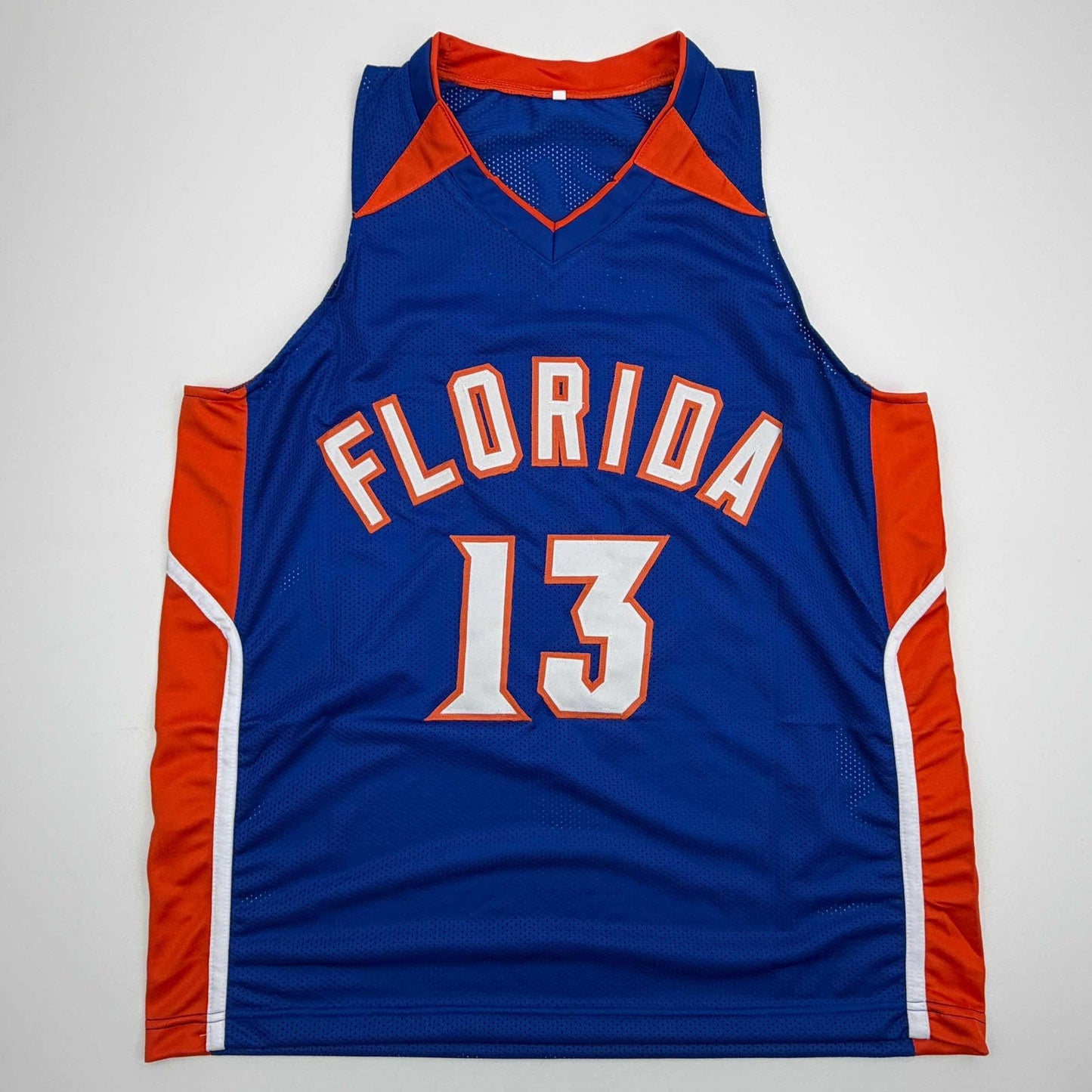 Autographed/Signed Joakim Noah Florida Blue College Basketball Jersey Beckett BAS COA