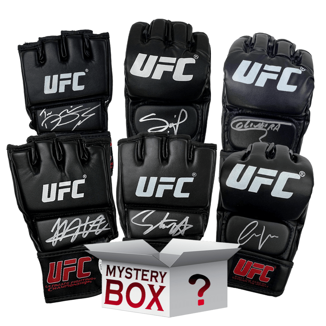 Autographed/Signed UFC MMA Glove Mystery Box with PSA JSA or Beckett COA