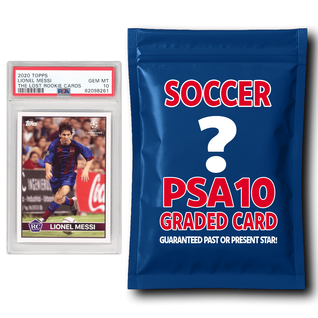 Soccer PSA 10 Graded Card Mystery Pack